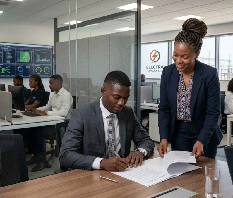 O que é um contrato de trabalho em Angola: Regras e tipos na Lei 12/23